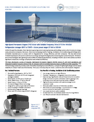 High-speed Motors and Drives for HVAC and Refrigeration